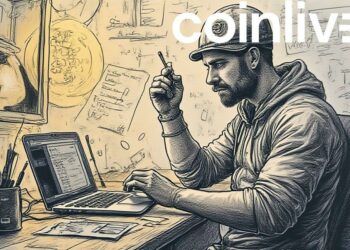 bitcoin developer ink drawing