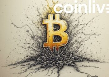 bitcoin drop ink drawing ticker