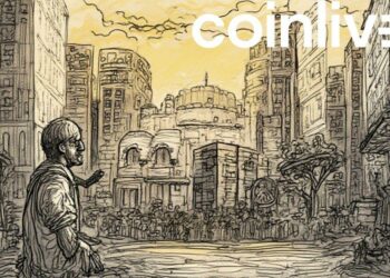 bitcoin report ink drawing scene