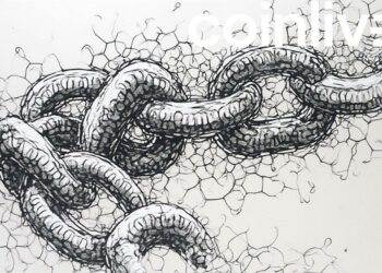 bnb chain volume ink drawing