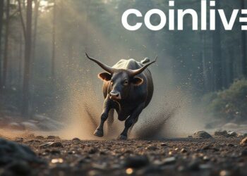 bull charging ripple market scene