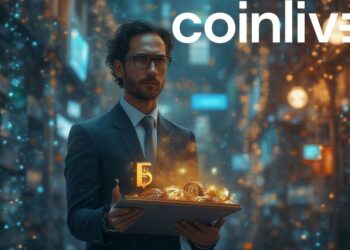 businessperson bitcoin stock scene