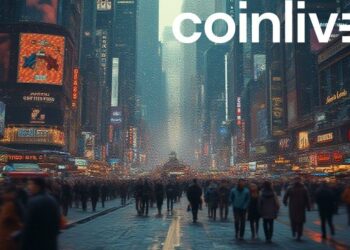 bustling financial market scene