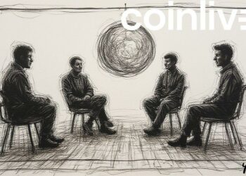 circle ipo discussion ink drawing