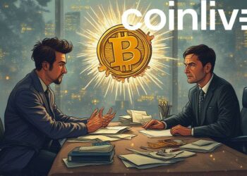 corporate bitcoin tension scene