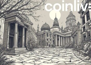 crypto bank ink linework scene