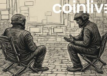 crypto discussion ink drawing