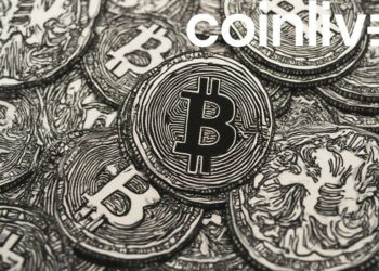 cryptocurrency ink drawing coins