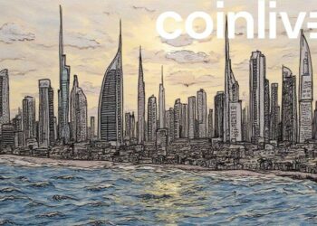 dubai skyline xrpl ink illustration
