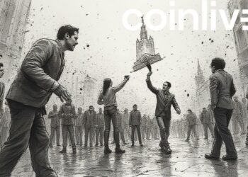 dynamic financial scene ink drawing