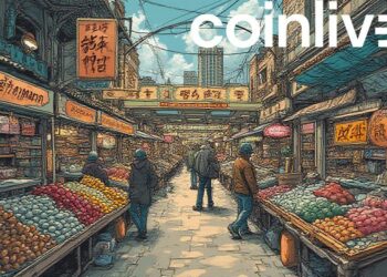 dynamic market ink illustration