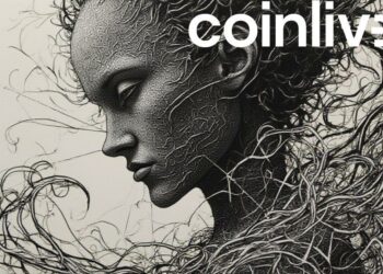 enigmatic crypto figure ink art