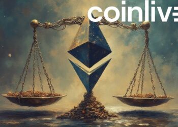 ethereum symbol balance scale art