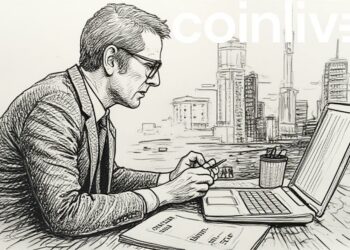 financial advisor ink drawing