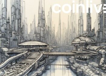 futuristic cityscape ink drawing