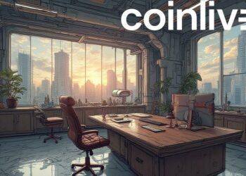 futuristic crypto office drawing