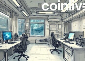 futuristic crypto office sketch