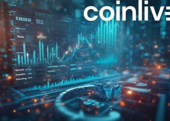 futuristic digital financial scene