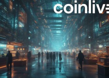 futuristic digital marketplace