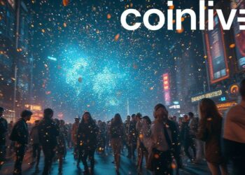 futuristic financial celebration