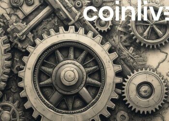 futuristic financial gears ink