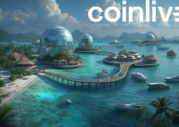 futuristic maldives blockchain art