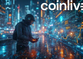 futuristic market data scene