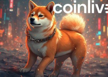 futuristic shiba dogecoin art