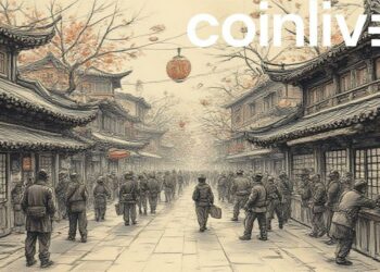 ink drawing pboc bustling scene