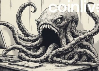 kraken office guardian ink drawing