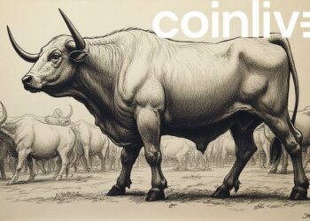 majestic bull market ink drawing