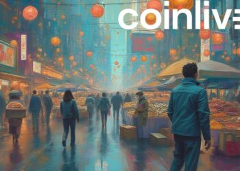 market scene token launch art