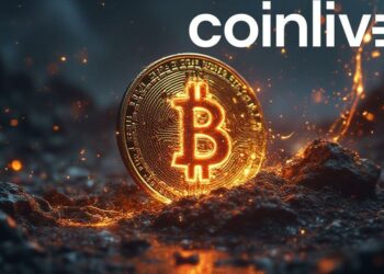 rising bitcoin symbol artwork