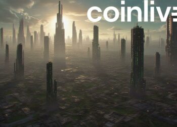 solana futuristic defi cityscape