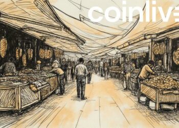 solana market ink drawing
