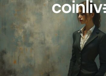 somber businesswoman litecoin art