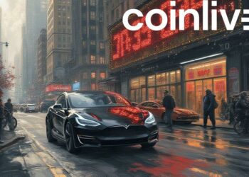 tesla stock market ink scene