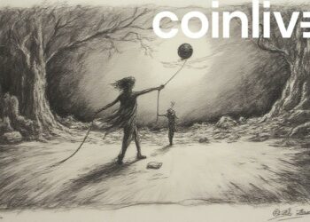tether ink drawing symbolic scene