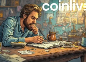 thoughtful bitcoin analyst drawing