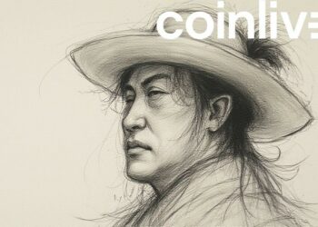 thoughtful changpeng zhao ink drawing