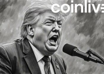 trump crypto speech ink drawing
