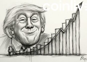 trump economic growth ink drawing
