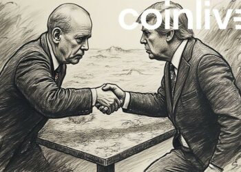 trump trade agreement ink drawing