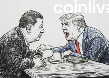 trump xi trade talk ink drawing