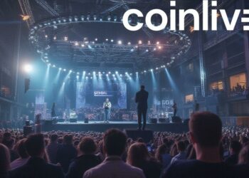 worldcoin representative onstage
