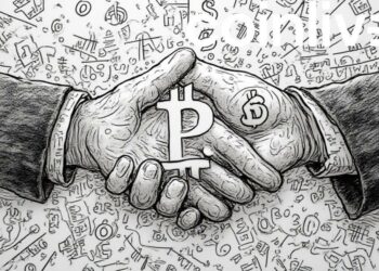 abstract financial ink drawing