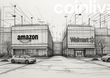 amazon walmart ink drawing