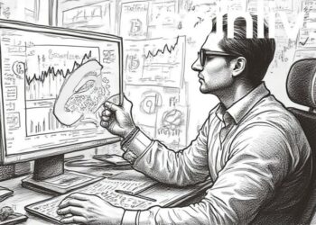 bitcoin analyst office sketch