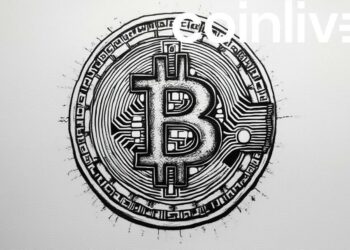 bitcoin ink drawing crosshatch