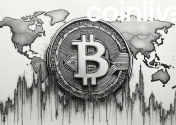 bitcoin symbol market tension drawing